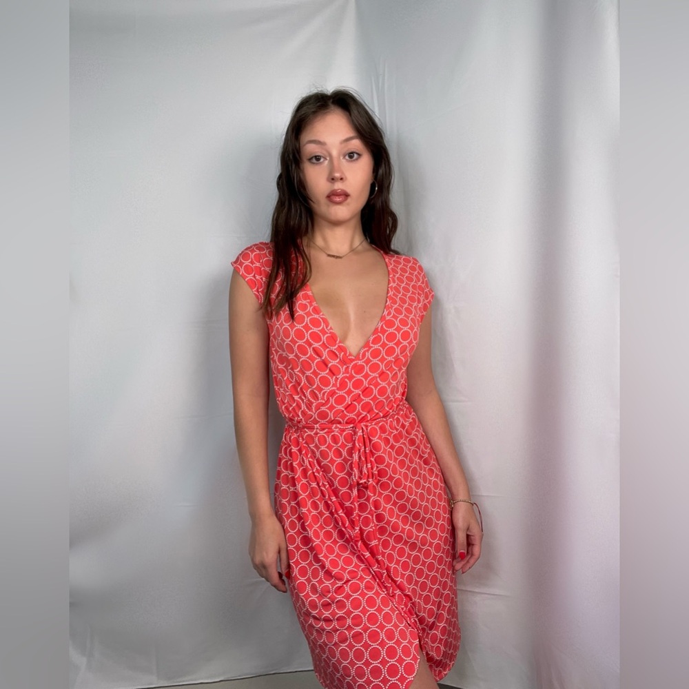 Banana Republic coral dress